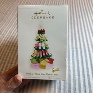 Hallmark Keepsake Barbie Shoe Tree Ornament 2006 Mattel High Heel Christmas